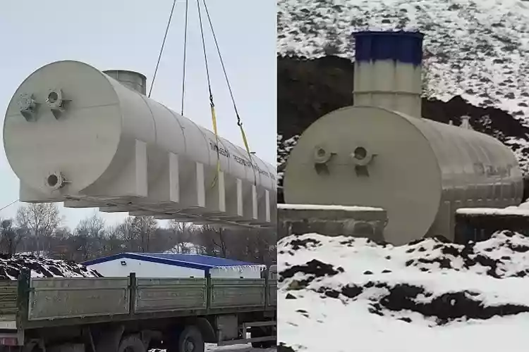 Накопительная ёмкость горизонтальная